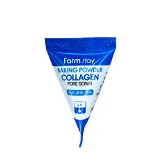 FarmStay Collagen Baking Powder Pore Scrub, 1 pcs*7 ml