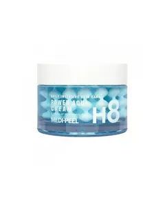 Intensyviam odos drėkinimui ir jauninimui MEDI-PEEL Power Aqua Cream kapsulinis veido kremas su peptidais 50 ml