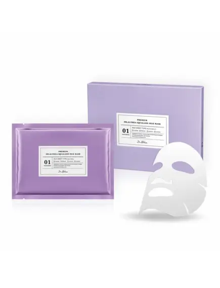 Drėkinamoji aukščiausios Dr.Althea Premium Squalane Silk Mask 5 pcs*28 ml