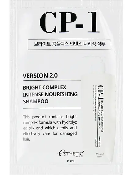 Intensyviai maitinantis šampūnas Esthetic House CP-1 BC Intense Nourishing Shampoo Version 2.0 SAMPLE POUCH 8 ml/1EA